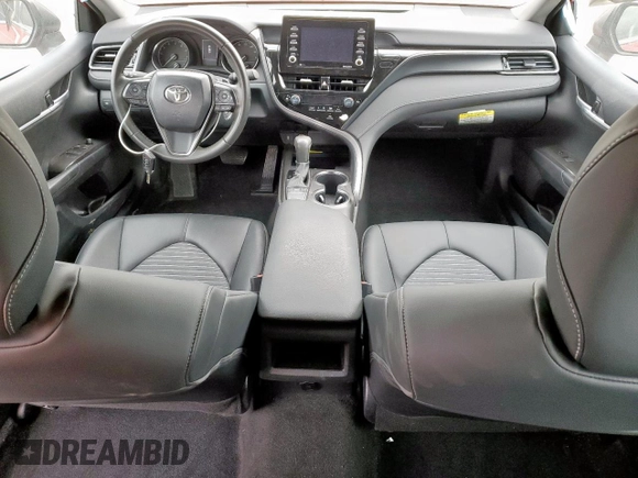 2023 Toyota Camry SE with VIN 4T1G11AK0PU172352, listed as a Copart auction lot 46303455 with 54,374 mi miles and Clean Title. Bid and sale history available at DreamBid. Image 8.