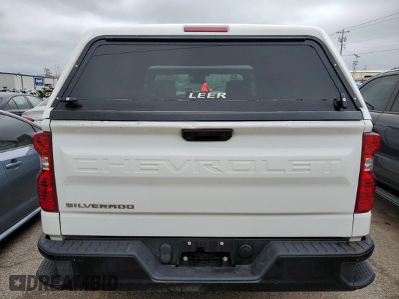 2023 Chevrolet Silverado 1500 Work Truck with VIN 3GCNAAEK6PG365226, listed as a Copart auction lot 50521225 with 134,959 mi miles and Clean Title. Bid and sale history available at DreamBid. Image 6.