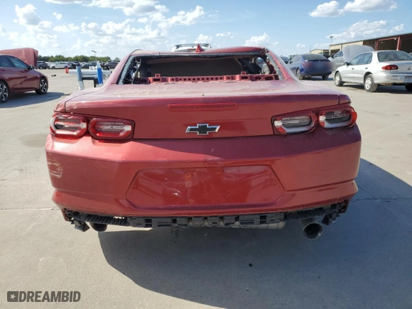 2020 Chevrolet Camaro 1SS with VIN 1G1FE1R7XL0105319, listed as a Copart auction lot 67657984 with 0 mi miles and Salvage Title. Bid and sale history available at carsss.com. Image 6.