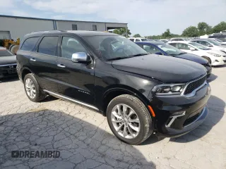 2023 Dodge Durango Citadel with VIN 1C4RDJEG0PC592676, listed as a Copart auction lot 58490824 with 7,666 mi miles and Salvage title. Bid and sale history available at DreamBid. Image 4.