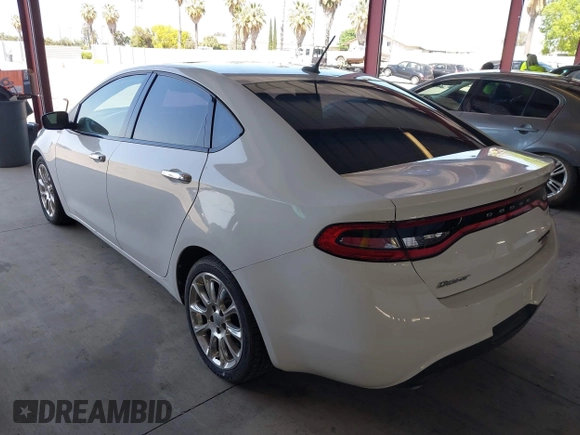 2013 Dodge Dart Limited with VIN 1C3CDFCH6DD135010, listed as a IAAI auction lot 42215571 with 187,182 mi miles. Bid and sale history available at carsss.com. Image 3.
