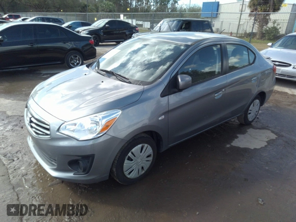 2017 Mitsubishi Mirage ES with VIN ML32F3FJ4HHF18091, listed as a IAAI auction lot 32458303 with 81,816 mi miles and . Bid and sale history available at DreamBid. Image 2.