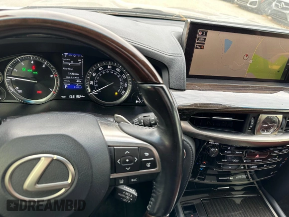 2017 Lexus LX with VIN JTJHY7AX9H4229956, listed as a Copart auction lot 80687684 with 156,192 mi miles and Clean Title. Bid and sale history available at carsss.com. Image 8.