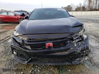 2018 Honda Civic Si Coupe with VIN 2HGFC3A55JH751803, listed as a Copart auction lot 85000374 with 37,236 mi miles and Salvage Title. Bid and sale history available at carsss.com. Image 5.