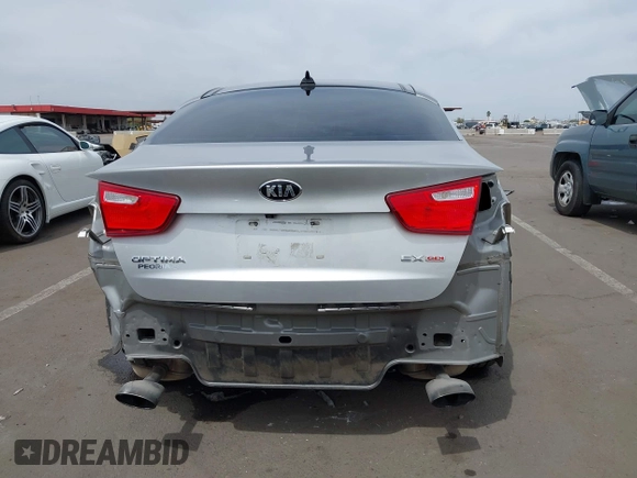 2015 Kia Optima EX with VIN 5XXGN4A70FG416088, listed as a IAAI auction lot 41891432 with 157,480 mi miles. Bid and sale history available at carsss.com. Image 17.