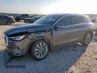 2022 Infiniti QX50 Pure с VIN 3PCAJ5AA6NF117578, выставлен на аукционе Copart как лот 59504895 с пробегом 48 873 миль миль и Списание • Salvage title. История ставок и продаж доступна на DreamBid. Изображение 1.