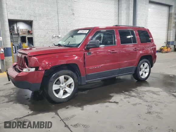 2014 Jeep Patriot Latitude with VIN 1C4NJRFB7ED855780, listed as a Copart auction lot 57246515 with 110,433 mi miles and Salvage title. Bid and sale history available at DreamBid. Image 1.