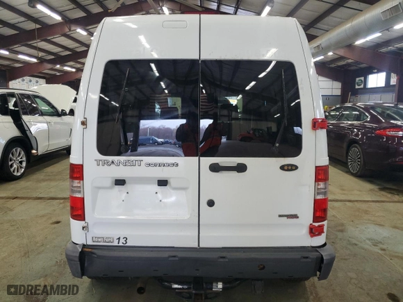 2012 Ford Transit Connect XL with VIN NM0LS6AN2CT110908, listed as a Copart auction lot 51459455 with 253,388 mi miles and Clean Title. Bid and sale history available at carsss.com. Image 6.