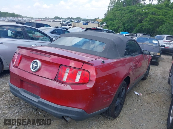2010 Ford Mustang V6 with VIN 1ZVBP8EN4A5175330, listed as a IAAI auction lot 42191750 with 111,339 mi miles and . Bid and sale history available at carsss.com. Image 4.