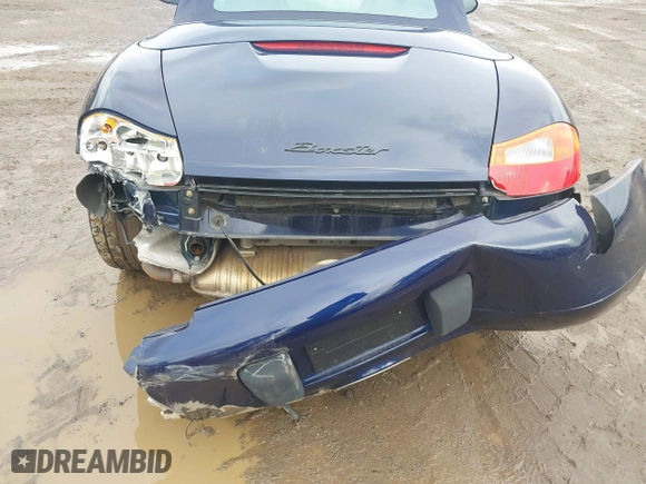 2001 Porsche Boxster with VIN WP0CA29831U627185, listed as a IAAI auction lot 41687490 with 65,349 mi miles. Bid and sale history available at carsss.com. Image 6.