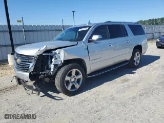 2017 Chevrolet Suburban Premier with VIN 1GNSCJKC8HR232986, listed as a Copart auction lot 70196684 with 89,834 mi miles and Salvage Title. Bid and sale history available at carsss.com. Image 1.