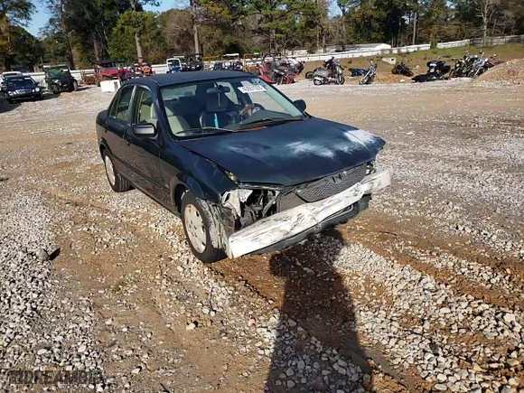 2000 Mazda Protege DX with VIN JM1BJ2224Y0250062, listed as a Copart auction lot 43661005 with 0 mi miles and Salvage Title. Bid and sale history available at carsss.com. Image 11.