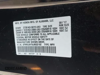 2018 Honda Odyssey EX-L z VIN 5FNRL6H76JB032182, wystawiony jako IAAI lot #42413124 z przebiegiem 67 402 mil mil oraz . Historia ofert i sprzedaży dostępna na DreamBid. Obrazek 9.
