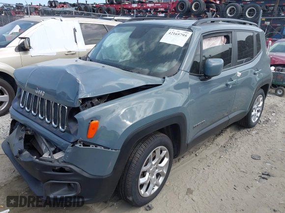 2018 Jeep Renegade Latitude с VIN ZACCJABB0JPH61945, выставлен на аукционе IAAI как лот 42165795 с пробегом Не указан миль и . История ставок и продаж доступна на DreamBid. Изображение 16.