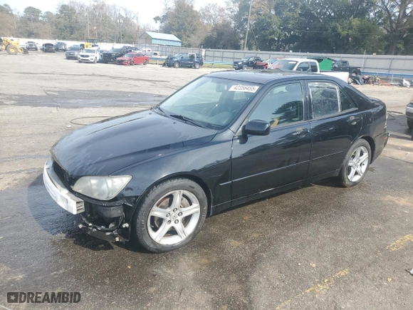 2005 Lexus IS 300 Sport with VIN JTHBD192650095080, listed as a Copart auction lot 42356455 with 220,885 mi miles and Salvage Title. Bid and sale history available at carsss.com. Image 1.