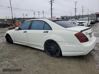 2009 Mercedes-Benz S-Class 5.5L V8 with VIN WDDNG71X89A280706, listed as a Copart auction lot 47773055 with 100,351 mi miles and Clean Title. Bid and sale history available at carsss.com. Image 2.