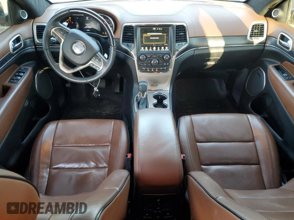 2017 Jeep Grand Cherokee Summit with VIN 1C4RJFJT4HC689096, listed as a Copart auction lot 48569155 with 126,737 mi miles and Salvage title. Bid and sale history available at DreamBid. Image 8.
