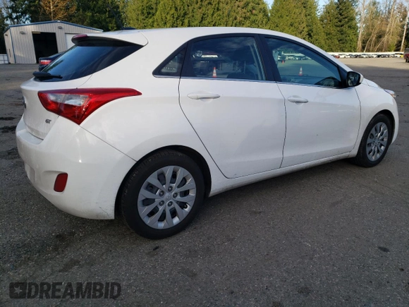 2017 Hyundai Elantra GT with VIN KMHD35LH6HU383725, listed as a Copart auction lot 79717114 with 26,914 mi miles and Salvage Title. Bid and sale history available at carsss.com. Image 3.