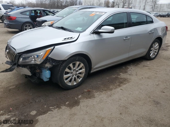 2014 Buick LaCrosse with VIN 1G4GA5GR7EF174435, listed as a Copart auction lot 50877835 with 107,226 mi miles and Salvage Title. Bid and sale history available at carsss.com. Image 1.