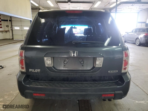 2006 Honda Pilot LX with VIN 5FNYF18106B010753, listed as a Copart auction lot 49246495 with 253,578 mi miles and Salvage Title. Bid and sale history available at carsss.com. Image 6.