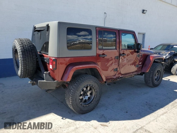 2008 Jeep Wrangler Unlimited Sahara with VIN 1J8GA59158L551550, listed as a Copart auction lot 50067005 with 152,061 mi miles and Salvage Title. Bid and sale history available at carsss.com. Image 3.