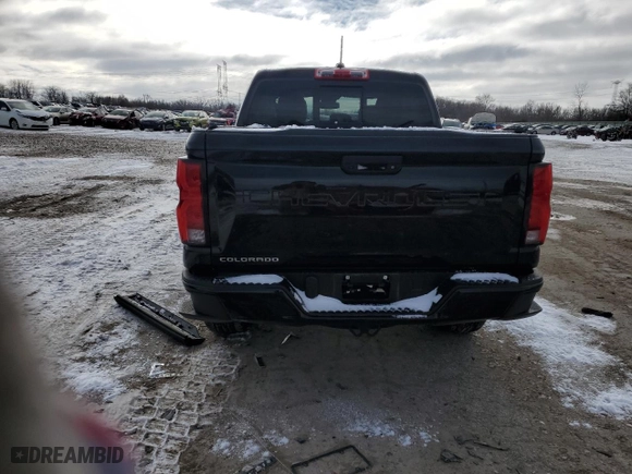 2023 Chevrolet Colorado 4WD Z71 with VIN 1GCPTDEK1P1261018, listed as a Copart auction lot 87478284 with 0 mi miles and Salvage Title. Bid and sale history available at carsss.com. Image 6.
