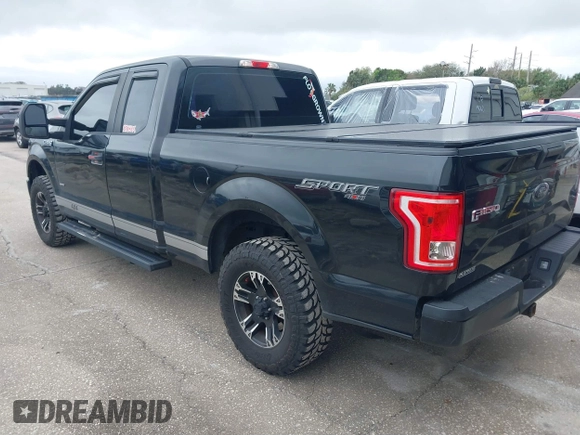 2015 Ford F-150 XLT with VIN 1FTEX1EP2FFC73234, listed as a IAAI auction lot 41661655 with 150,371 mi miles. Bid and sale history available at carsss.com. Image 3.