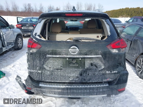 2019 Nissan Rogue SL with VIN 5N1AT2MV7KC726626, listed as a IAAI auction lot 41460387 with 54,739 mi miles. Bid and sale history available at carsss.com. Image 17.