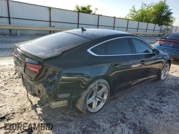 2022 Audi A5 Sportback S line Premium with VIN WAUDACF51NA033977, listed as a Copart auction lot 51708264 with 0 mi miles. Bid and sale history available at carsss.com. Image 3.
