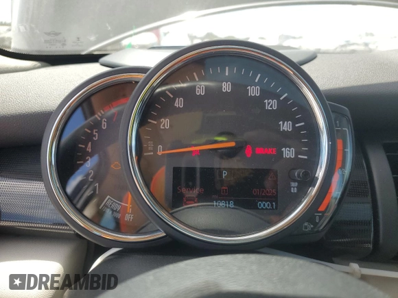 2020 MINI Hardtop 4 Door Cooper S with VIN WMWXU9C03L2L76233, listed as a Copart auction lot 53932505 with 10,818 mi miles and Non Repairable. Bid and sale history available at DreamBid. Image 9.