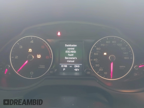 2014 Audi Q5 Premium Plus with VIN WA1CMAFP7EA122121, listed as a IAAI auction lot 41468305 with 81,766 mi miles and . Bid and sale history available at DreamBid. Image 7.