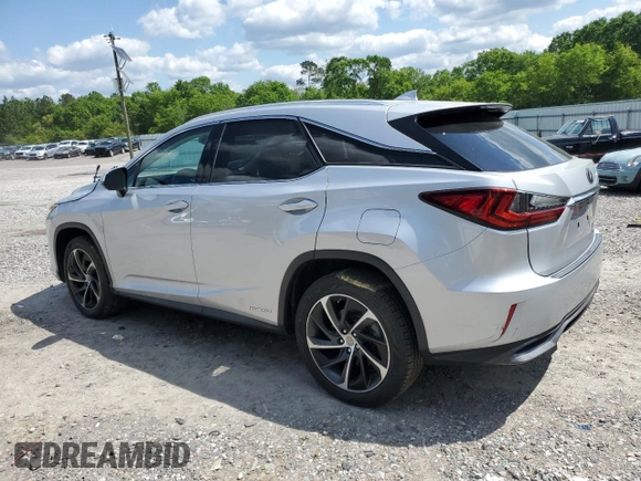 2016 Lexus RX 450h with VIN 2T2BGMCA3GC006421, listed as a Copart auction lot 51910465 with 86,465 mi miles and Salvage Title. Bid and sale history available at DreamBid. Image 2.
