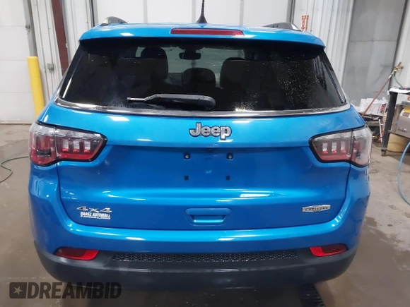 2020 Jeep Compass Latitude with VIN 3C4NJDBB1LT164874, listed as a IAAI auction lot 41364362 with 55,286 mi miles and . Bid and sale history available at DreamBid. Image 16.
