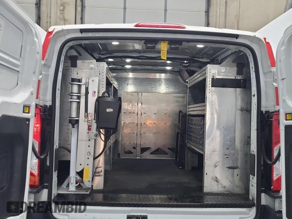 2018 Ford Transit with VIN 1FTYE1YM9JKB52270, listed as a IAAI auction lot 42714304 with 95,416 mi miles and . Bid and sale history available at DreamBid. Image 52.
