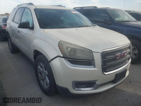 2013 GMC Acadia SLE with VIN 1GKKRNED0DJ143705, listed as a Copart auction lot 87512975 with 177,100 mi miles and Salvage Title. Bid and sale history available at carsss.com. Image 4.