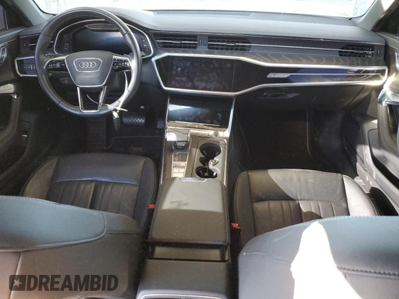 2019 Audi A6 Premium Plus with VIN WAUE8AF25KN126418, listed as a Copart auction lot 80232593 with 37,187 mi miles and Salvage Title. Bid and sale history available at carsss.com. Image 8.
