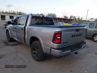 2025 Ram 1500 Big Horn with VIN 1C6RREFG9SN527515, listed as a IAAI auction lot 41952115 with 8,009 mi miles and . Bid and sale history available at DreamBid. Image 3.
