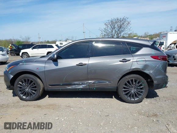 2023 Acura RDX Advance with VIN 5J8TC2H8XPL013018, listed as a IAAI auction lot 42102048 with 16,416 mi miles and . Bid and sale history available at DreamBid. Image 13.