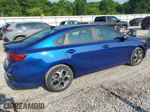 2021 Kia Forte LXS with VIN 3KPF24AD0ME361464, listed as a Copart auction lot 59199045 with 30,380 mi miles and Salvage title. Bid and sale history available at DreamBid. Image 3.