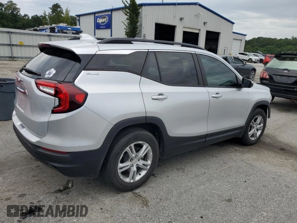 2022 GMC Terrain SLE with VIN 3GKALMEV8NL116133, listed as a Copart auction lot 59730865 with 46,227 mi miles and Salvage title. Bid and sale history available at DreamBid. Image 3.