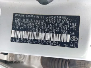 2016 Toyota Corolla L z VIN 2T1BURHEXGC488178, wystawiony jako IAAI lot #42308517 z przebiegiem 136 114 mil mil oraz . Historia ofert i sprzedaży dostępna na DreamBid. Obrazek 9.