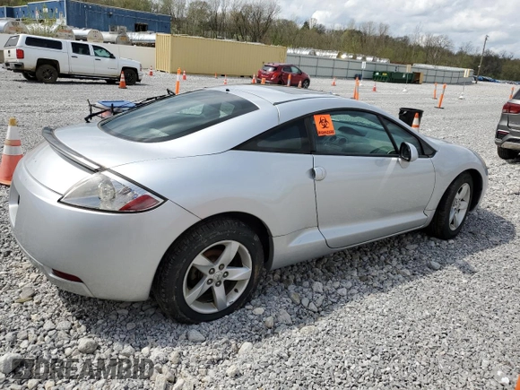 2007 Mitsubishi Eclipse GS with VIN 4A3AK24F27E021158, listed as a Copart auction lot 54696175 with 172,163 mi miles and Salvage Title. Bid and sale history available at carsss.com. Image 3.