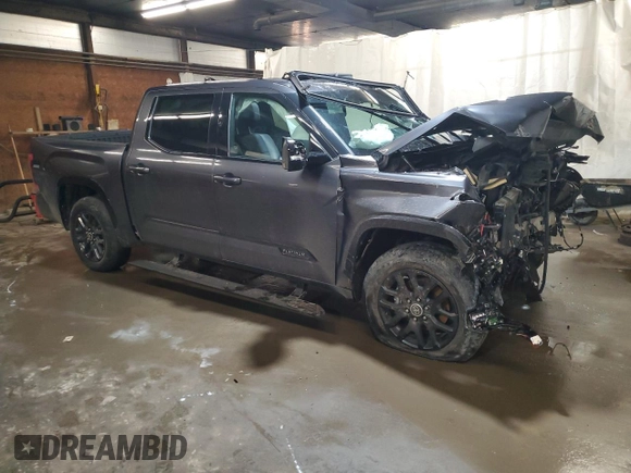 2023 Toyota Tundra Platinum с VIN 5TFNA5DB1PX111511, выставлен на аукционе Copart как лот 43710805 с пробегом Не указан миль и Списание • Salvage title. История ставок и продаж доступна на DreamBid. Изображение 4.