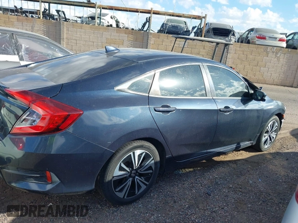 2017 Honda Civic Sedan EX-L with VIN 19XFC1F70HE005116, listed as a IAAI auction lot 42042277 with 61,812 mi miles. Bid and sale history available at carsss.com. Image 13.