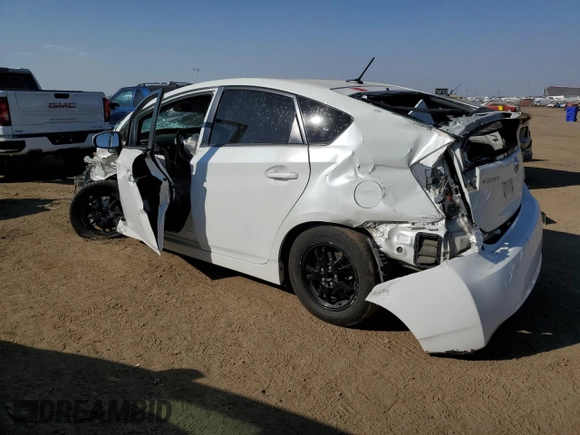 2012 Toyota Prius One with VIN JTDKN3DU4C1547473, listed as a Copart auction lot 74960944 with Not Provided miles and Salvage Title. Bid and sale history available at DreamBid. Image 2.