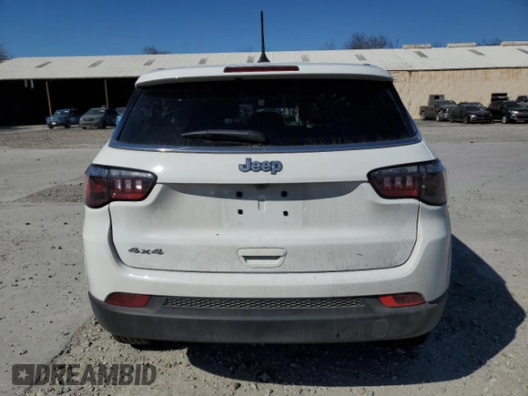 2025 Jeep Compass Sport with VIN 3C4NJDAN3ST515939, listed as a Copart auction lot 47130745 with 9,136 mi miles and Clean title. Bid and sale history available at DreamBid. Image 6.