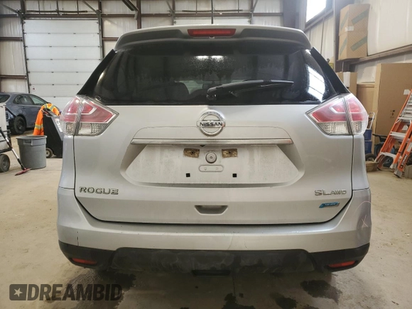 2014 Nissan Rogue S with VIN 5N1AT2MV1EC767922, listed as a Copart auction lot 52172595 with 163,659 mi miles and Salvage Title. Bid and sale history available at carsss.com. Image 6.