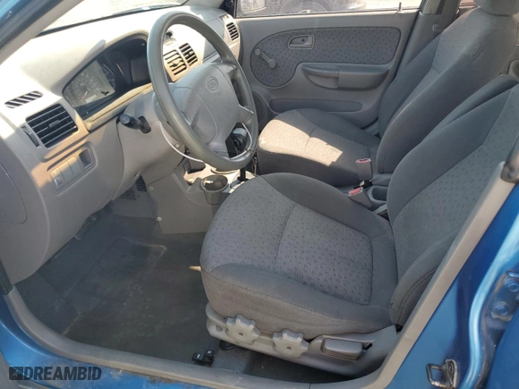 2005 Kia Rio with VIN KNADC125656397268, listed as a Copart auction lot 70216414 with 140,500 mi miles and Salvage Title. Bid and sale history available at carsss.com. Image 7.