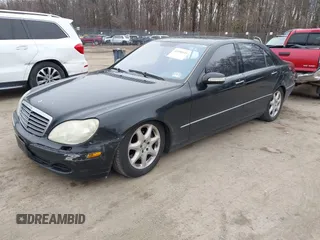 2005 Mercedes-Benz S-Class 4.3L with VIN WDBNG83J15A442273, listed as a IAAI auction lot 41556519 with 222,481 mi miles. Bid and sale history available at carsss.com. Image 19.