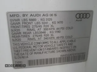 2015 Audi Q7 3.0T S line Prestige with VIN WA1DGAFE1FD031601, listed as a Copart auction lot 86648524 with 112,100 mi miles and Salvage Title. Bid and sale history available at carsss.com. Image 13.